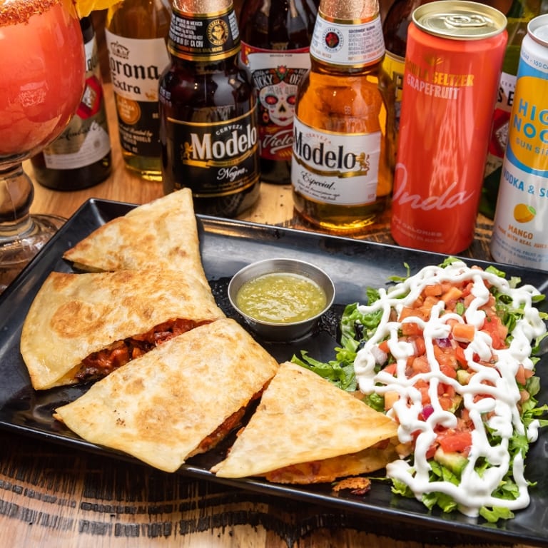 Savor our homemade bean dip